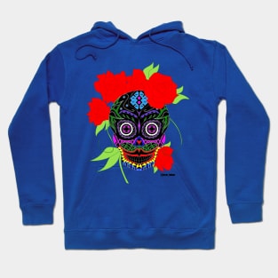 the dark catrina in mexican calavera ecopop Hoodie